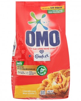 Bột giặt OMO Comfort tinh dầu thơm nồng nàn túi 5.3kg