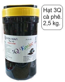 Hạt KonJac 3Q cà phê Dou Xian hũ 2,5 kg